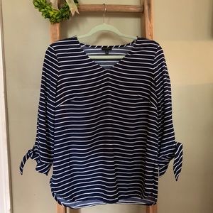 Talbots striped blouse